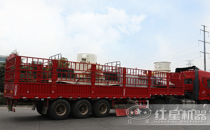 裝車(chē)發(fā)貨的制砂機(jī)設(shè)備