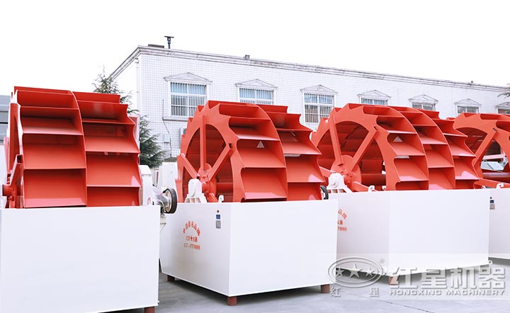 洗砂機(jī)有單輪、雙輪以及三輪洗砂機(jī)
