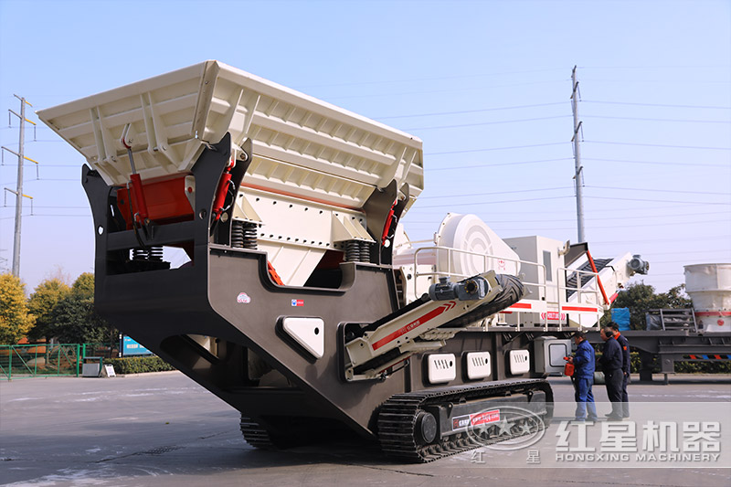 紅星移動制砂機(jī)設(shè)備廠區(qū)